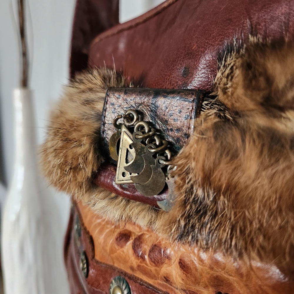 🌙Vintage Brown Leather Purse - Picture 5 of 12